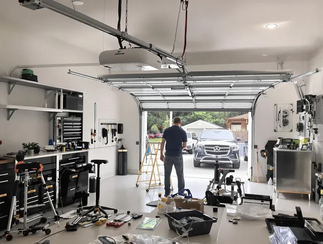 Garage door opener installation by Fairfield Garage Door Repair in Fairfield