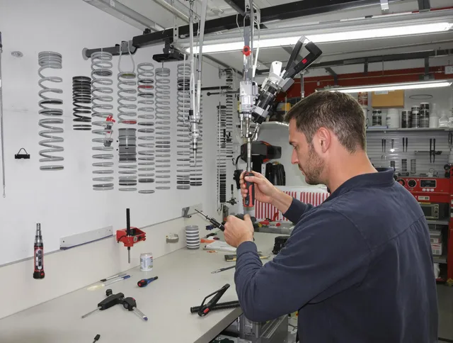 Fairfield Garage Door Repair safety certified technician performing precision spring replacement in Fairfield